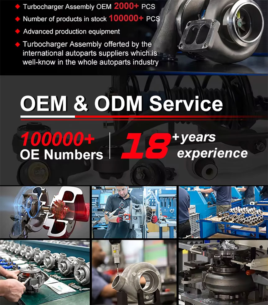 Engine component WD10G220E23 Turbocharger